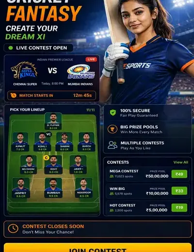 Dhankesari (dhankesari lottery result) fantasy cricket & matchday visual 3